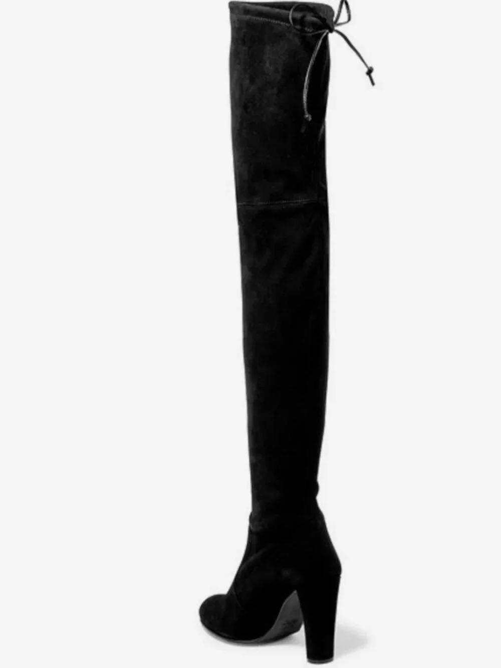 Stuart Weitzman 9.5 Highland Over The Knee Boots Heel Suede Leather